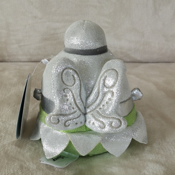 Squishmallow 5 inches Tinker Bell, Disney 100th anniversary, green and silver - Picture 3 of 6